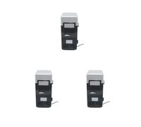 Timcryxient Lot de 3 mini chauffe-eau pour voiture - Double modes - Pour voyage, camping, pêche, boissons - USB - Noir glacé