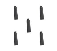 Timcryxient Sac de rangement en nylon avec cordon de serrage pour autres équipements, trépieds, bâtons de randonnée 21 x 60 cm, noir, Lot de 5 (noir 15 x 80 cm), 15x80cm