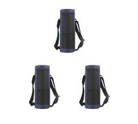 Timcryxient Sac de transport pour bouteille d'eau Oxford étanche 1,5 l Pochette de rangement universelle pour voyage randonnée Accessoires Rouge, Lot de 3 (bleu), Bleu
