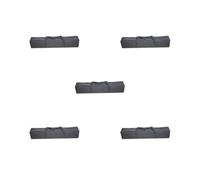 Timcryxient Sac de transport pour trépied - Pour auvent, armature et canne à pêche - Noir - 80 x 20 x 20 cm, Lot de 5 (noir 85 x 15 x 20 cm), 85x15x20cm