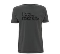 Time 4 Tee Snow Patrol T-shirt If I just Lay here Would You Lay with me and just Forget The World Chasing Cars Gig Band Citation - Gris - X-Large