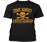 Time Bandit Deadliest Catch - Dutch Harbor Tee T-Shirt Mens Man Black 3XL