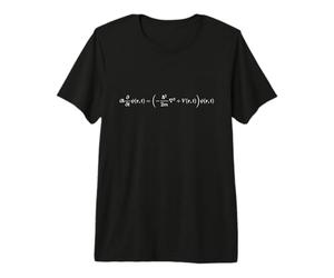 Time-Dependent Schrödinger Equation Quantum Physics Cadeau T-Shirt Haut de Gamme