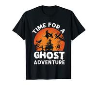 Time For A Ghost Adventure Ghost Hunting Halloween Saison T-Shirt