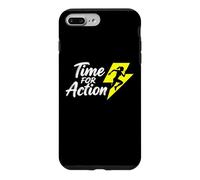 Time for Action - Graphique de Motivation pour Femme Coque pour iPhone 7 Plus/8 Plus
