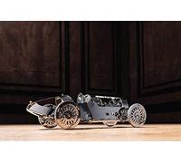 TIME FOR MACHINE Maquette de Voiture - Maquette 3D Silver Bullet - Maquette de Voiture rétro à remontage Mobile | Puzzle 3D pour Adultes - Kit de Bricolage en métal