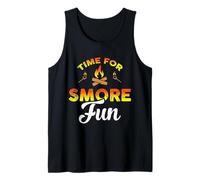 Time for Smore Fun Campfire Camping Hiking Camper Adventure Débardeur