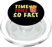 Time Fries So Fast French Fries Design pour pommes de terre PopSockets PopGrip pour MagSafe