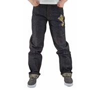 Time Is Money Jean pour garçon Urban Designer Hip Hop Retro Style Denim Noir, Noir , 27W x 28L
