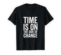 Time is on The Side of Change Citation célèbre féministe RBG T-Shirt Graphique avec Valeur