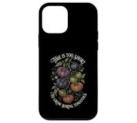 Time is Too Short to Grow Boring Tomates Vintage Graphic Coque pour iPhone 12 Mini