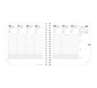 TIME&LIFE SEPT MEDIUM FR rep Time & Life - 16x16 cm - avec élastique - Semainier - 13 mois de août à août Bleu G