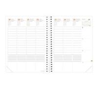 TIME&LIFE XLARGE FR Recharge - 21x27 cm - Semainier - 13 mois de décembre à décembre Blanc G