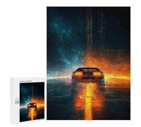 Time Machine Neon Lights Puzzle 1000 Pièces Educa Jouet en Bois Cadeau Unique Décoration Intérieure Jeu Éducatif Challenge Toy Adultes Et Enfants À Partir De 14 Ans 500 PCS