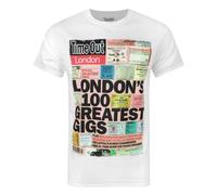 Time Out - T-shirt ´London´s 100 Greatest Gigs´ - Homme (NS4074)
