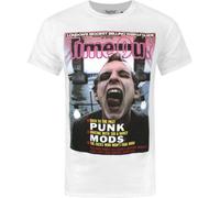 Time Out T-shirt punk face homme NS4075 (XL) (Blanc)