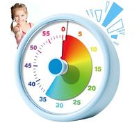 Time Out Timer, Timer visuel pour Les Enfants, Round 60 Minutes Compte à rebours et Outils de Gestion du Temps multifonctionnels pour Office Kitchen