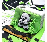 Time Piece Calendar 2026 | Panda Pages à Détacher Calendrier 3D | Bloc-Notes Sculptural à Feuilles à Arracher pour Enseignants Étudiants Bureau Table de Nuit Coiffeuse | Assistants Cadres Freelancers