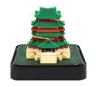 Time Piece Calendar 2026, Roman Colosseum Calendar, 3D Paper Carving Art Memo Pad with DIY Tear Away Page for Office Desk Decor Home (Tengwang Pavilion)