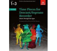 Time pieces for descant/soprano recorder - volume 1