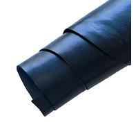 Time Resistance, Plein Grain, Tannage végétal, Epaisseur 1.2-1.6mm (3-4oz), Feuille de cuir de vachette pré-découpée pour l'artisanat du cuir (12x24 in, bleu)