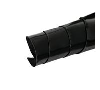 Time Resistance, Plein Grain, Tannage végétal, Epaisseur 1.2-1.6mm (3-4oz), Feuille de cuir de vachette pré-découpée pour l'artisanat du cuir (12x12 in, noir)