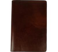 Time Resistance Porte-Passeport en Cuir Pleine Fleur - Portefeuille de Voyage avec Emplacements pour Cartes (Marron)