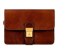 Time Resistance Sac à main d'embrayage en cuir - Petit sac pour hommes - Porte-documents d'affaires au poignet
