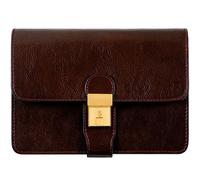 Time Resistance Sac à main d'embrayage en cuir - Petit sac pour hommes - Porte-documents d'affaires au poignet
