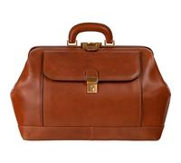 Time Resistance Sac de Médecin en Cuir - Sac à Poignée Supérieure - Mallette Médicale - Sac Gladstone
