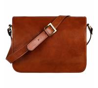 Time Resistance Sacoche en cuir pour hommes - Sac bandoulière - Fabriqué en Italie