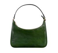 Time Resistance Sac à Main en Cuir - Sac à Main en Cuir Pleine Fleur pour Femme - Sac à Bandoulière (Vert)