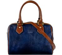 Time Resistance Tote bag en cuir pour femme - Sac à main moderne - Sacoche en cuir femme Bleu