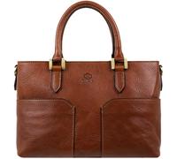 Time Resistance Tote bag en cuir pour femme - Sac à main moderne - Tote bag cuir (Marron Coganc)