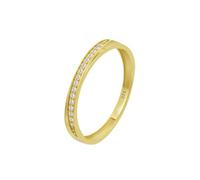 Time RoaD Bague Femme Or 9K de 375 ml - Design Ergonomique et Ajustement Parfait AF00016/12 - Idéale pour Fiançailles - Demande - Alliance - Promesse - Avec Oxyde de Zirconium - Bagues Femme