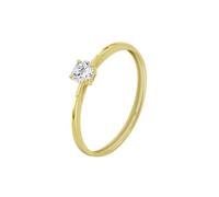 Time RoaD Bague Femme Or 9K de 375 ml - Design Ergonomique et Ajustement Parfait AF00053/14 - Idéale pour Fiançailles - Demande - Alliance - Promesse - Avec Oxyde de Zirconium - Bagues Femme