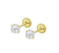 TIME ROAD Boucles d'oreilles HIN00158/4 Or Enfant, 4, doré, Pas de gemme