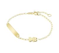 Time RoaD Bracelet Bébé en Or 9K FG00065/14 Ourson - Bracelet Esclave Or Bébé - Idéal Cadeau de Baptême ou Anniversaire