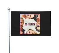 Time Rock Music boy band Rush Drapeau Double Face 3x5FT - Décoration Murale Groupe de Musique - Fanfare Concert BTR - Pour Chambre, Salon, Extérieur - Cadeau Fan - Résistant aux Intempéries