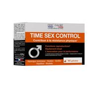 TIME SEX CONTROL - Améliorez votre Chrono ! Contribue à Retarder l'Ejaculation, Améliore Libido, Performance - Ingrédients Naturels Asparagus, Rhodiola - Eric Favre