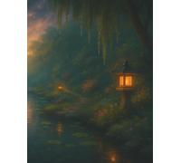 Time Sheet Log - Garden Light Serenity: A peaceful daily log for tracking work hours, schedules, and tasks.