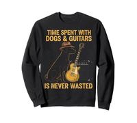Time Spent with Dogs and Guitars is Never Wasted Sweatshirt
