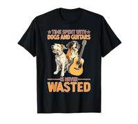Time Spent with Dogs and Guitars is Never Wasted T-Shirt