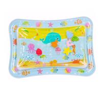 Time Time Mat à Eau, 27x20x3 Mat d'eau, Jeu sensoriel Gonflable pour bébé, activité éducative en PVC pour Le Nourrisson pour Le Nourrisson, Pas de Liquide nécessaire