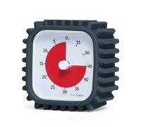 Time Timer Mod avec étui de Protection pour pneus - Étui Anthracite avec minuterie visuelle - Compte à rebours visuel de 60 Minutes de Taille individuelle pour TDAH, autisme, Enfants, étudiants et