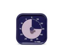 Time Timer Mod Home - Série métallique - Compte à rebours visuel de 60 Minutes de Taille individuelle pour TDAH, Adultes, étudiants et Pomodoro avec Fonctionnement Silencieux (Indigo métallique)