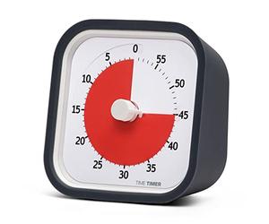 Time Timer MOD - Minuteur Visuel pour l'apprentissage en classe, outil d'étude à domicile et réunions avec fonctionnement silencieux et couvercle en silicone