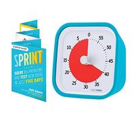 Time Timer MOD Sprint - Minuteur visuel de 60 minutes - Pour l'apprentissage en classe des enfants, l'outil d'école à la maison, l'horloge de bureau des enseignants et les réunions (bleu ciel)