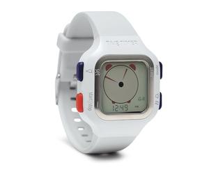 Time Timer Montre - Compte à rebours analogique et numérique visuel de 12 ou 24 Heures - pour l'apprentissage des Enfants, la réalisation de Tests et Le Suivi de l'entraînement (Arctic White, Small)