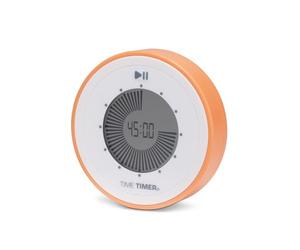 Time Timer Twist Horloge numérique de 90 Min pour Apprendre en Classe pour Enfants, Outil d'apprentissage à l'école à Domicile, Horloge de Bureau, Exercices et Cuisine (Dreamsicle Orange)